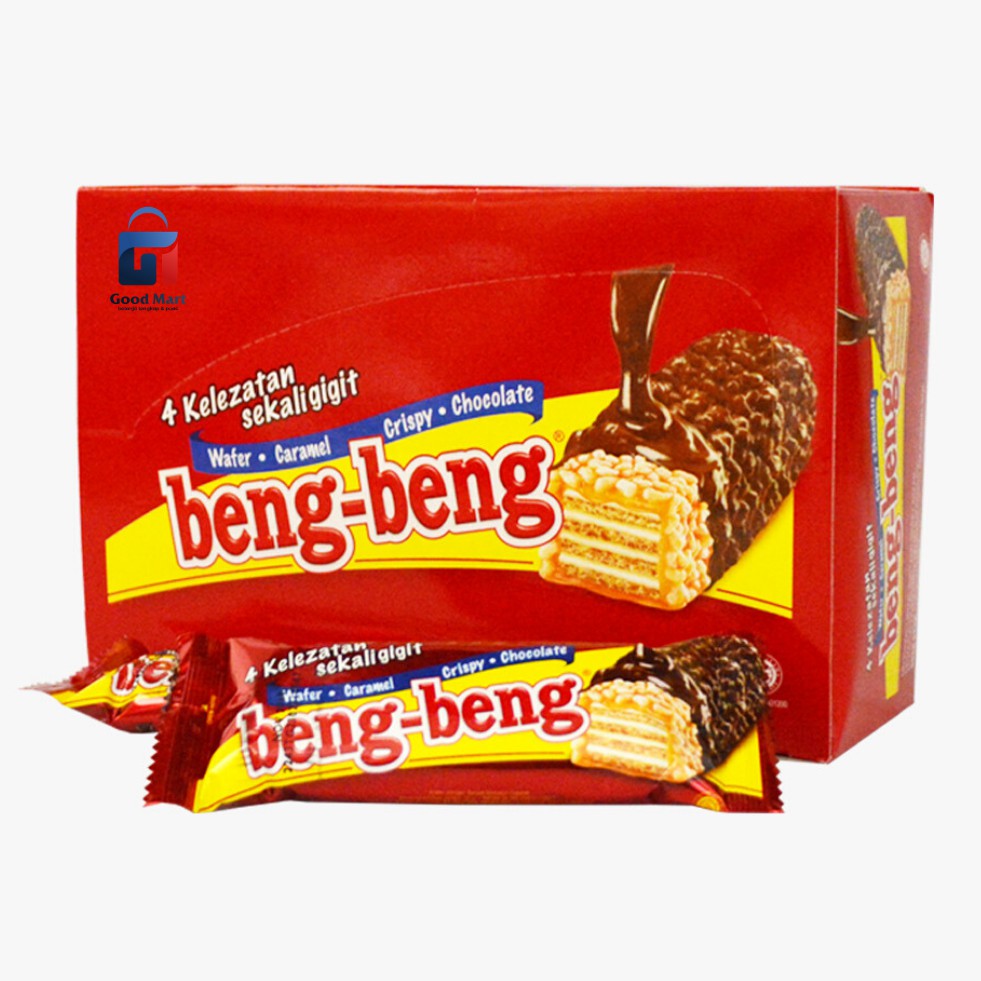 

BOX Mayora Beng Beng Wafer Caramel Crispy Chocolate - 20pcs x 22gr