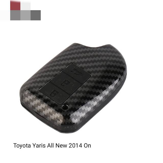 Key Cover Carbon - Casing Kunci Carbon Yaris All New 2014 On