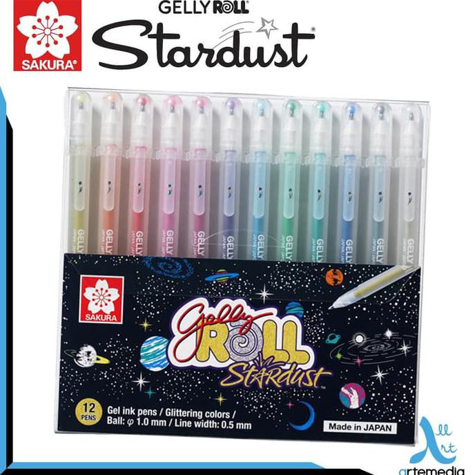 

Sakura Gelly Roll Stardust 12 Warna - Gel Ink Pen - Pena Tinta Gel CUCI GUDANG