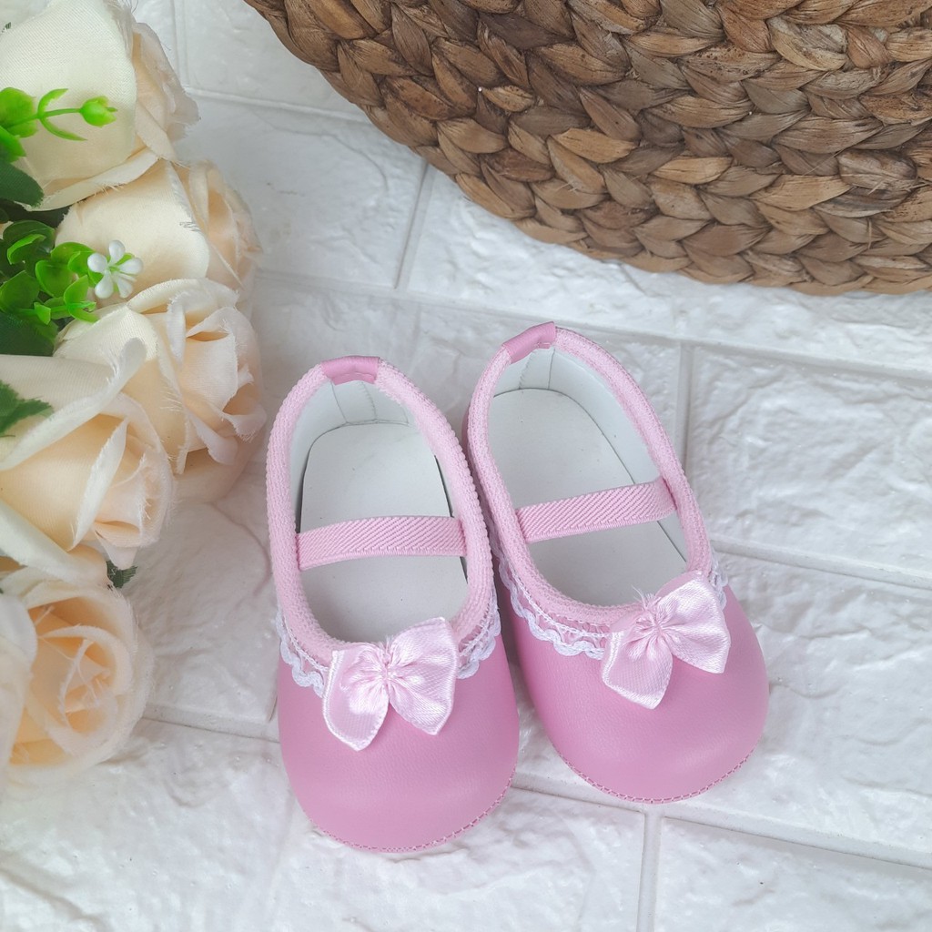 [TAMAN SEPATUKU] SEPATU TRENDY MURAH BALET BAYI PREWALKER ANAK PEREMPUAN PITA LUCU APX03