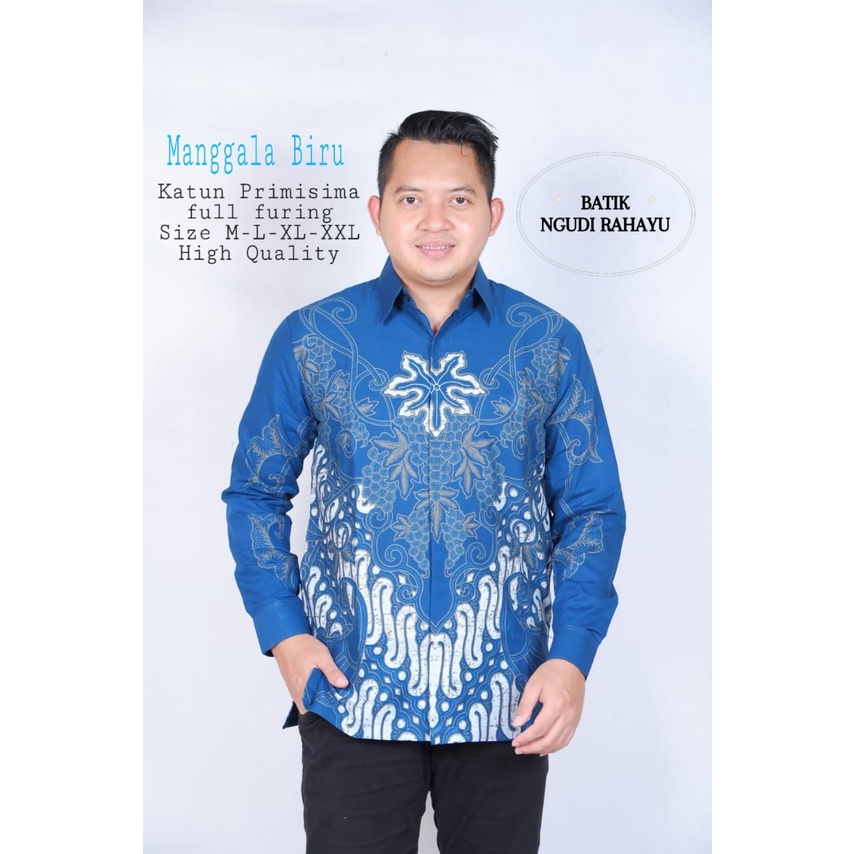 MANGGALA BIRU RAHAYU KEMEJA BATIK PRIA SOLO LENGAN PANJANG LAPIS FURING ATASAN PREMIUM MODERN PARANG LASEM ADI LUHUR SEKAR JAGAD TALANG PATI MEGA NANDA DHARMA BAMBU LAWASAN BARA MUKTI SOGAN BARA MUKTI UNGU DARMA JAYA SADEWA NAVI KINASIH NAYARANA WIBOWO