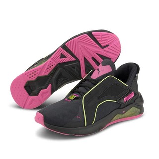 pink and black womens pumas