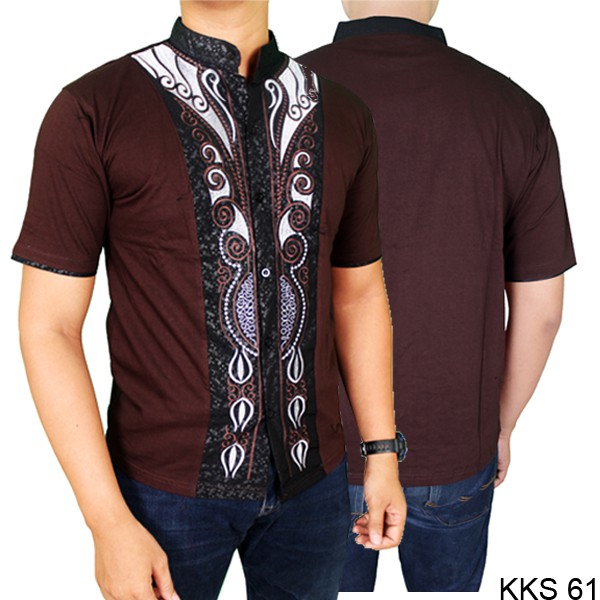 Baju Koko Sholat Pria Katun