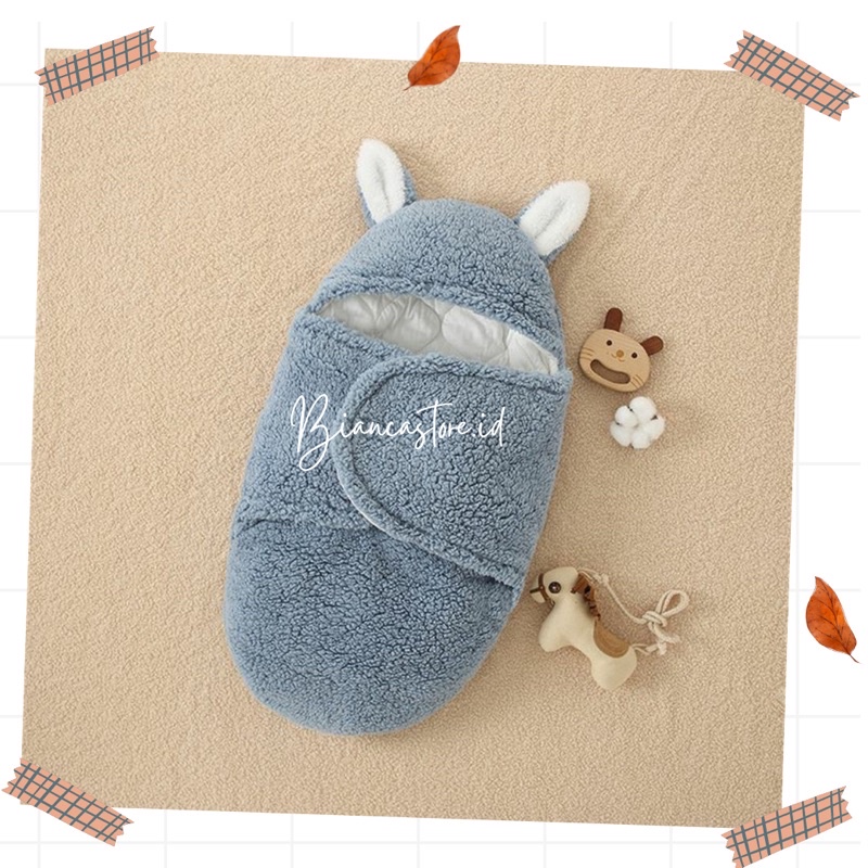 Selimut Bayi Topi Boneka 0-8 Bulan Selimut Bayi Baru Lahir  Selimut Bayi Karakter  Selimut Bulu Bayi  Selimut  Karakter  Bedong Bayi Instan   Blanket Bayi