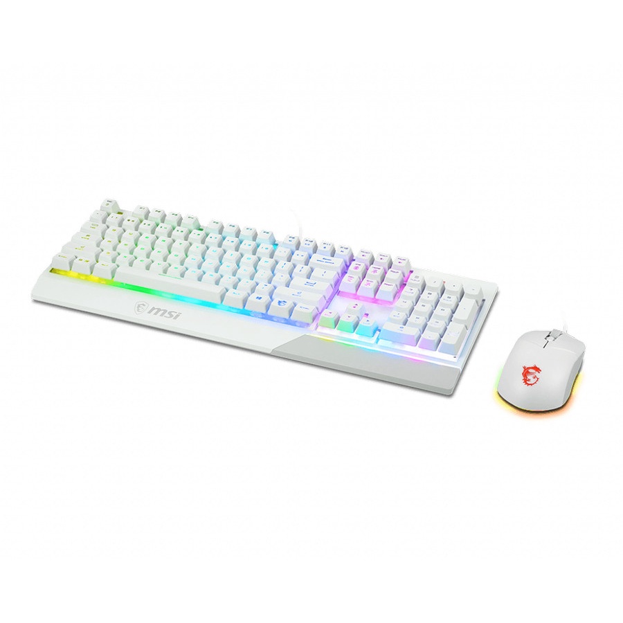 MSI Vigor GK30 Combo White Bundle Gaming Gear