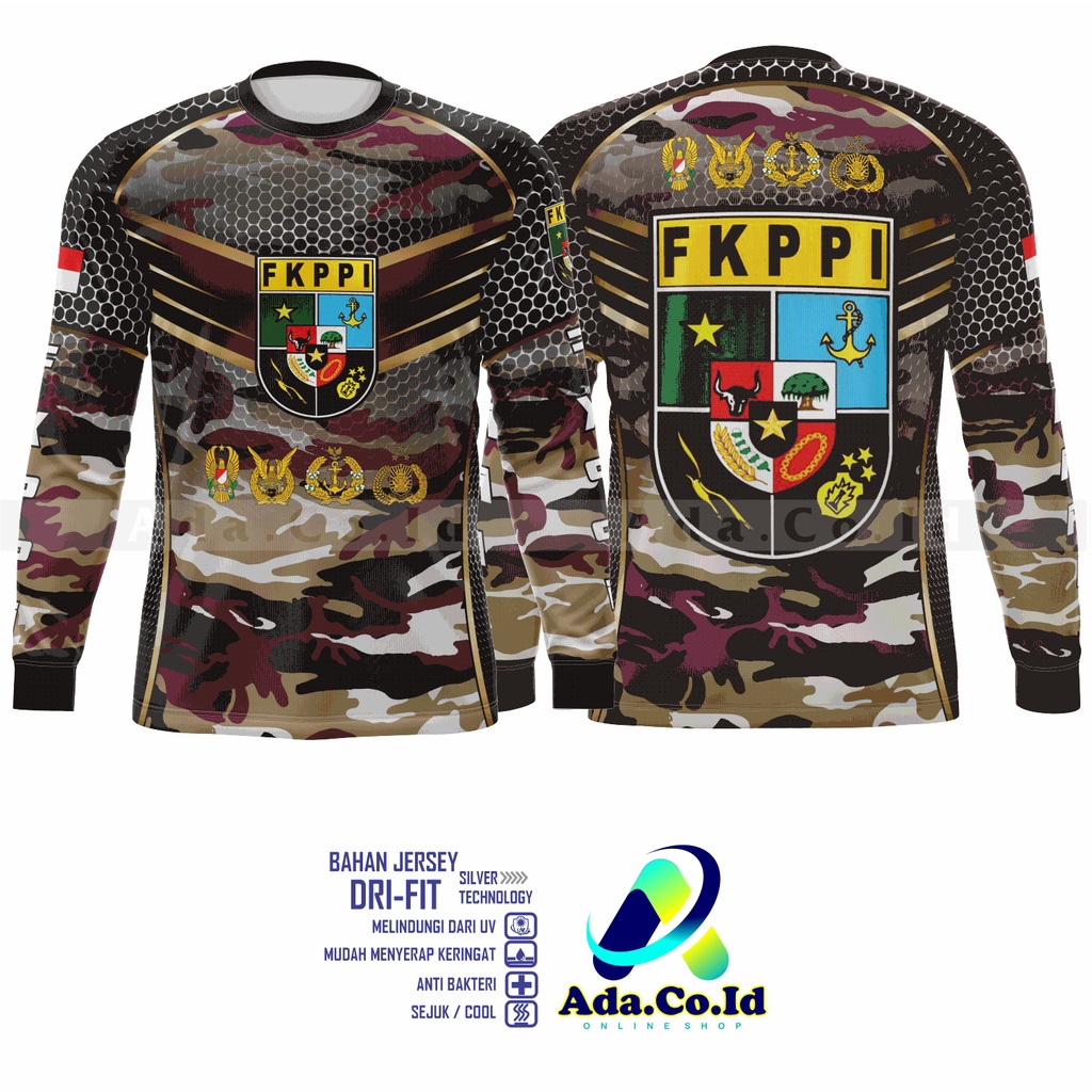 Kaos jersey FKPPI Panjang / kaos jersey FKPPI Lengan panjang Dryfit Fullprint