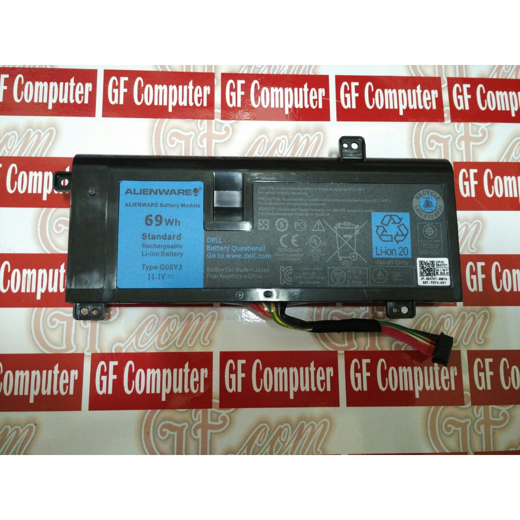 Baterai Batre Battery Laptop Dell Alianware ALW14D-1528 ALW14D-2728 ALW14D-4528 ALW14D-5528 Series