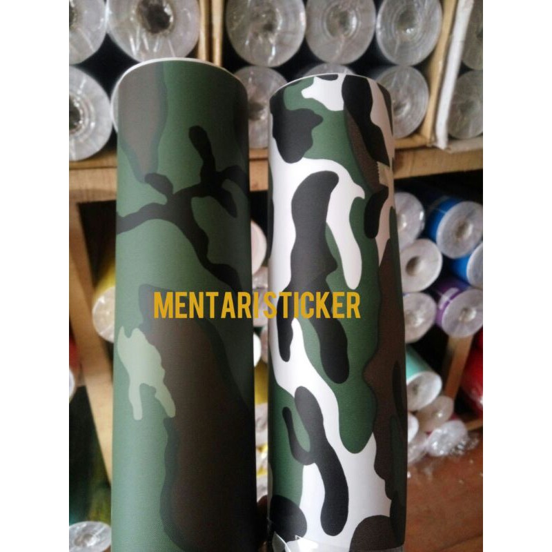STIKER SKOTLET ARMY /SKOTLET HIJAU ARMY/SKOTLET MOTOR VARIO/STIKER SKOTLET MOTOR
