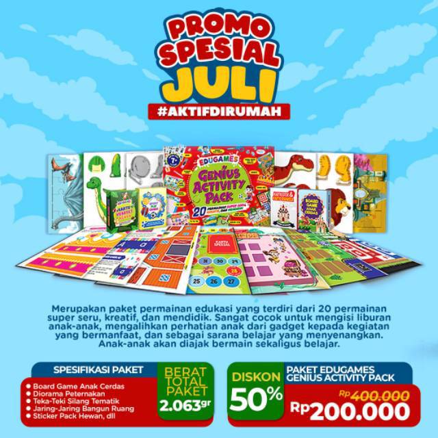 Paket edugames ziyad book