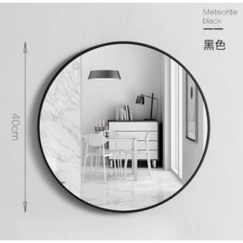 Kaca Cermin Dinding Bulat Aesthetic D20 dan D30-2