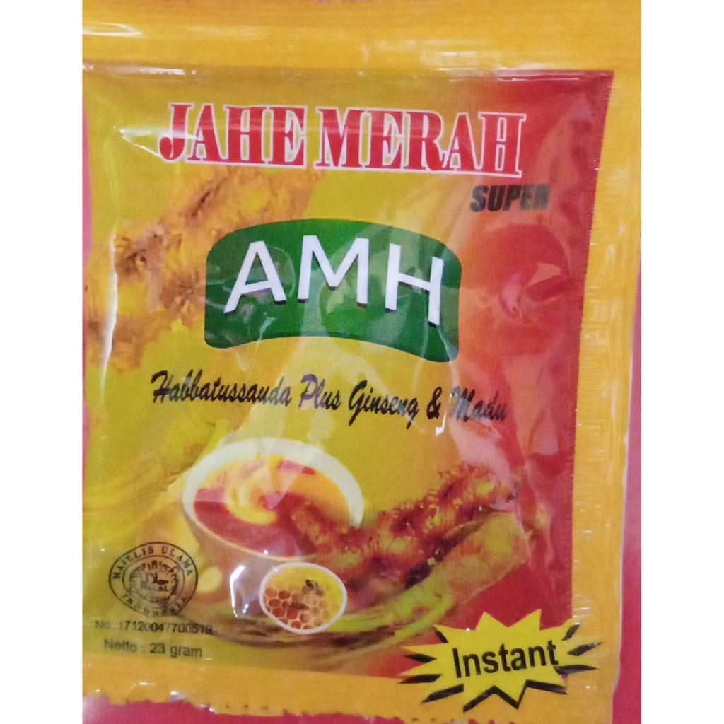 

Jahe merah amh sachet