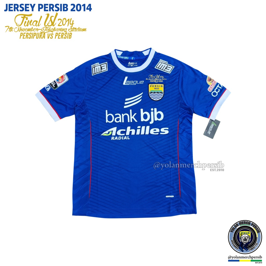 Jersey Persib 2014 Original Replika Final ISL 2014