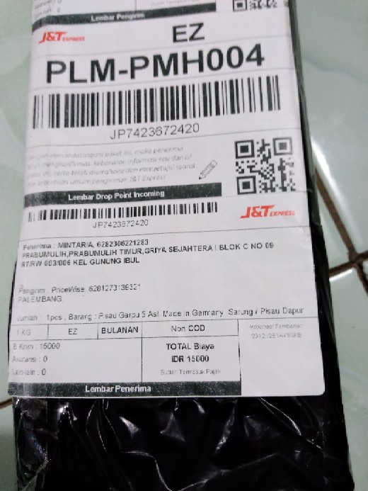 Pisau Garpu 5 Asli Made In Germany + Sarung / Pisau Dapur Herder