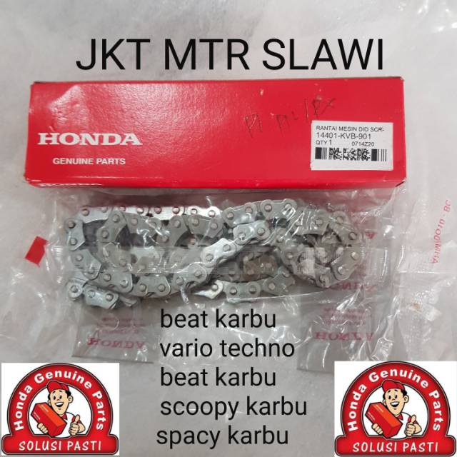 14401-KVB-901 Rantai keteng chain cam vario karbu, vario 110 f1 esp beat karbu, beat f1 esp , scoopy karbu, scoopy  f1 esp, spacy  karbu spacy f1 ori Honda