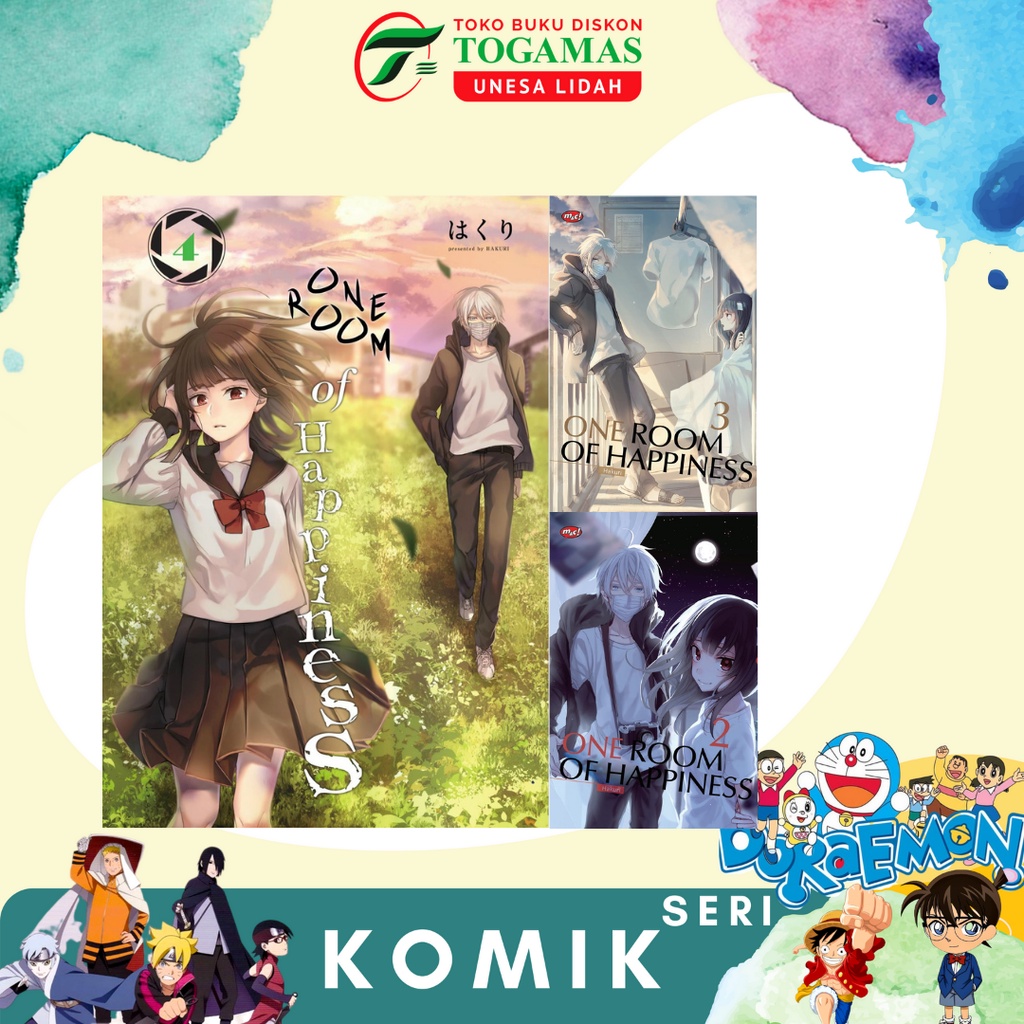 PRE-ORDER KOMIK ONE ROOM OF HAPPINESS 01, 02, 03, 04, 05, 06, 07, 08,10 KARYA HAKURI