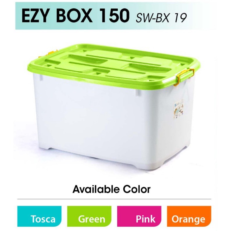 BIGGY EZY Box container 150 L Multifunction Storage Box [Kotak Penyimpanan Multifungsi]