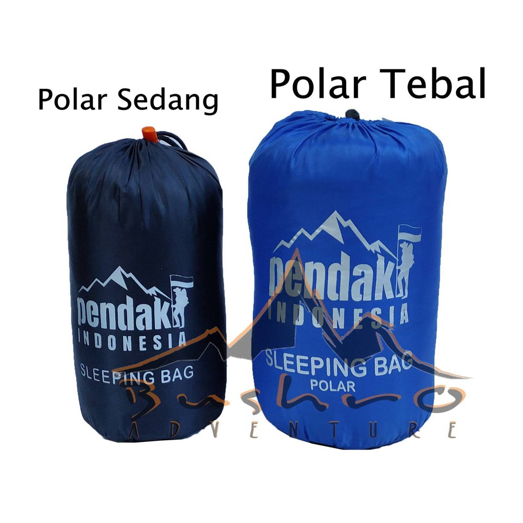 Sleeping bag Cabin polar tebal - Kantung tidur polar hangat