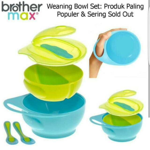 Brother Max Weaning Bowl Set