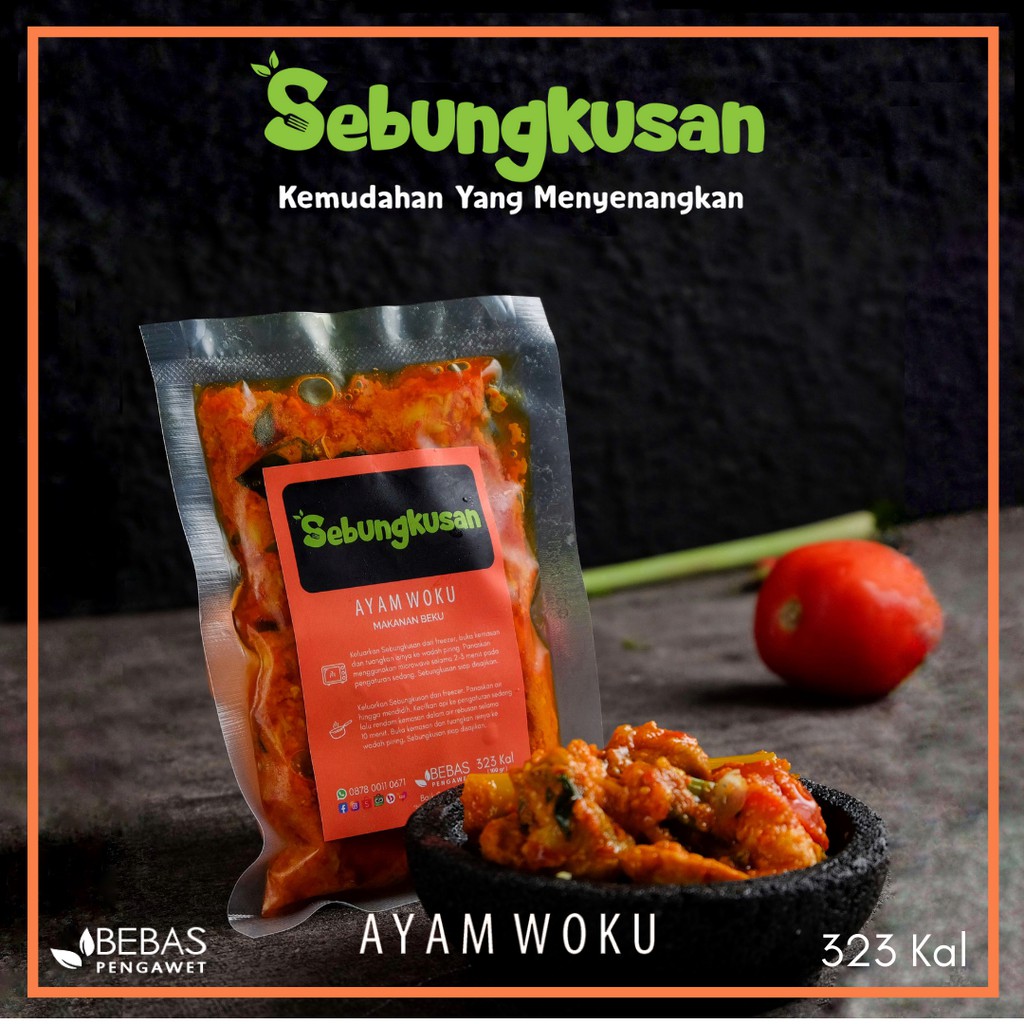 

Sebungkusan Regular - Frozen Food Ayam Woku - Porsi 100 G