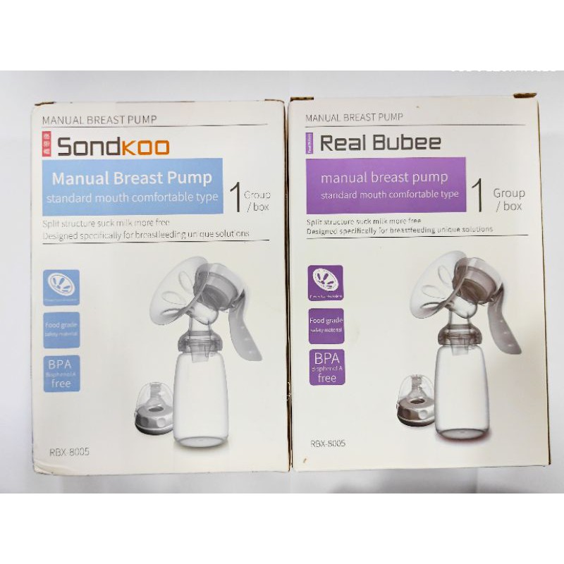 Pompa ASI Manual Breast Pump Qiutee, Real Bubee