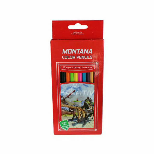 

Pensil warna Montana 12 warna Panjang