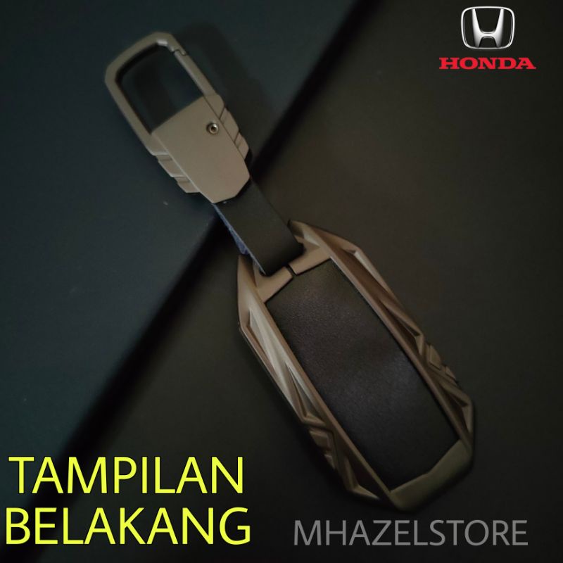 gantungan kunci cover casing case remote keyless mobil honda crv gen 3 accord freed model flip bahan metal