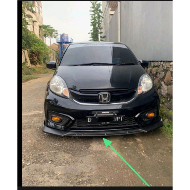 lips bumper honda brio tahun 2017-2020 lips bumper pelindung bumper depan
