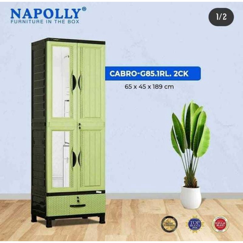 lemari plastik napolly Cabro G85