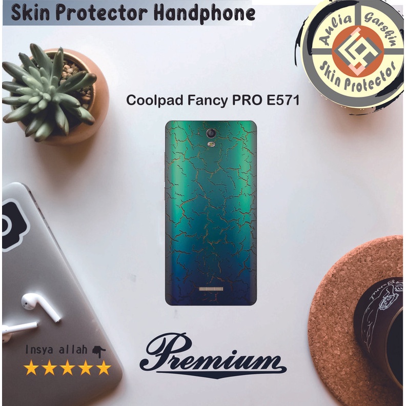 Dapat 2pcs Garskin HP Coolpad Fancy PRO E571 Motif EWS - Free Custom Motif Via Chat