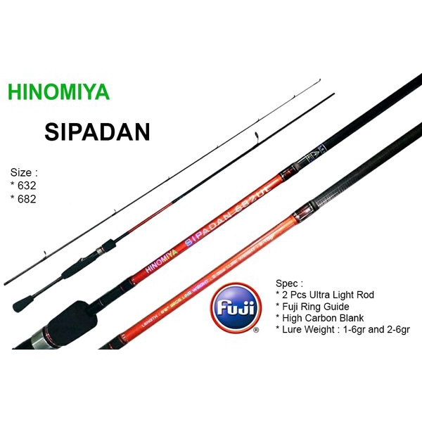 Joran Carbon Hinomiya Sipadan 682 UL - Ring Fuji