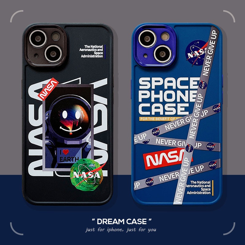 Case Matte Motif Astronot Untuk Iphone 13 Pro Max 12 11pro Max X Xs Xsmax 7 8 Plus