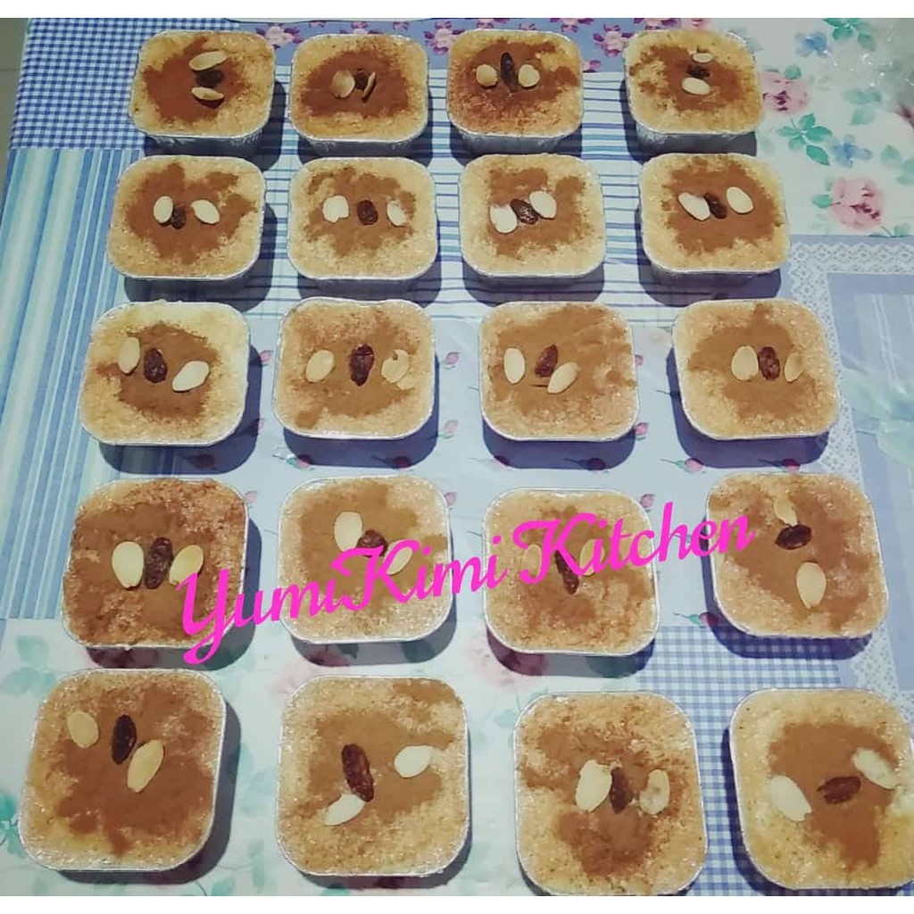 

Klappertaart dengan topping original dan keju