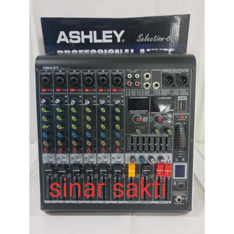 Harga mixer ashley 6 channel