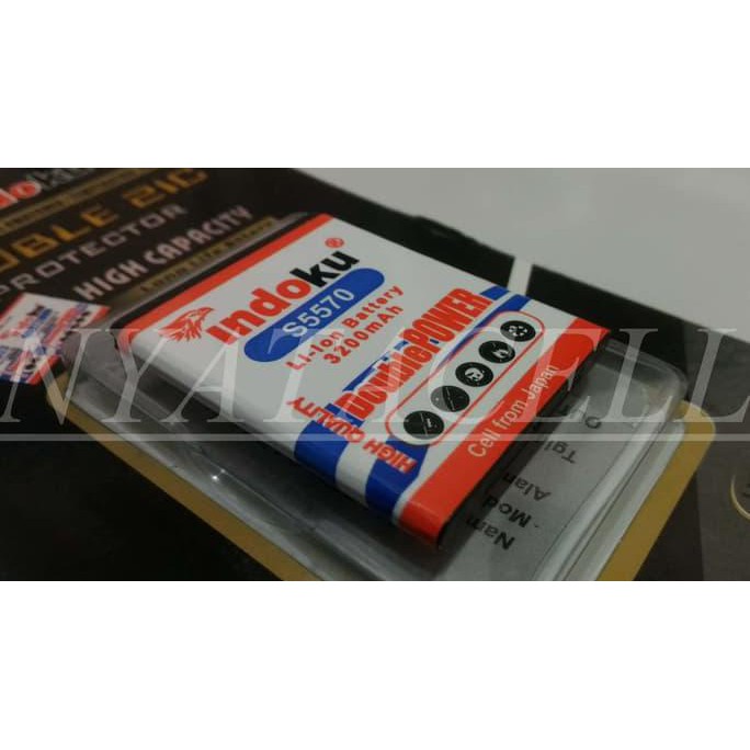 NEW BATERAI INDOKU SAMSUNG STAR NEW S5282 3200MAH /BATRE/DOUBLE POWER MILENIA