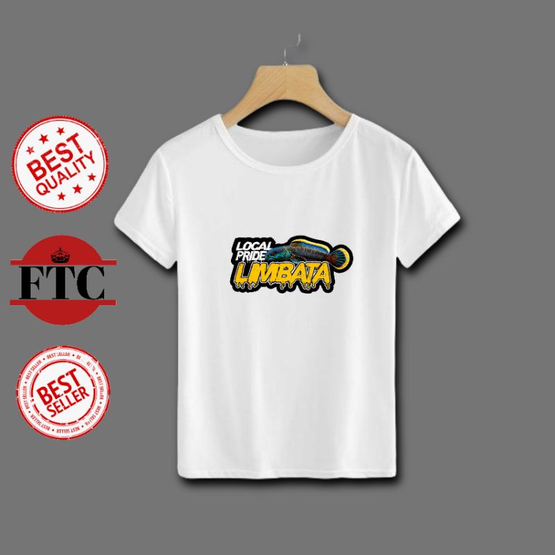 Kaos anak channa/t-shirt kaos baju anak laki-laki/perempuan ikan channa Limbata