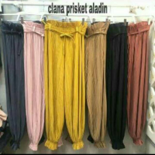 Celana Aladin Plisket