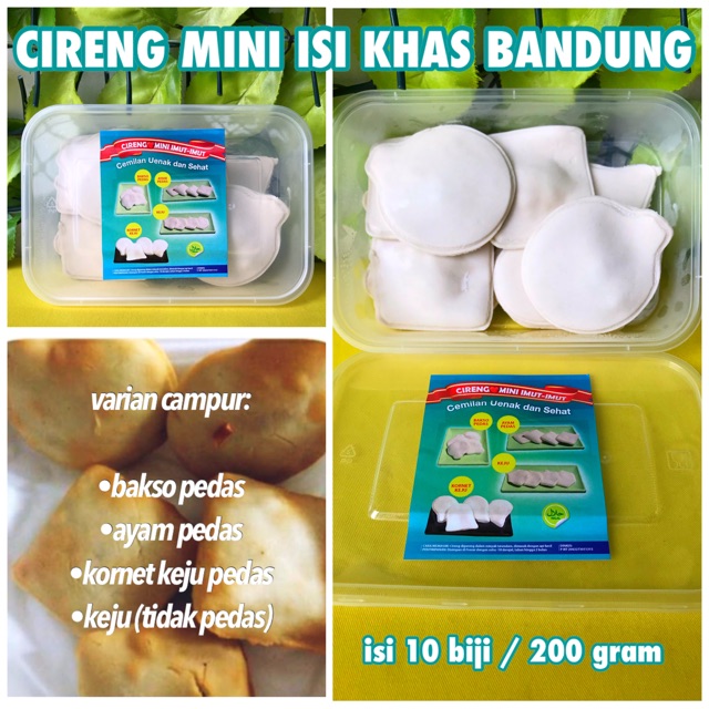 Cireng Mini Isi Khas Bandung