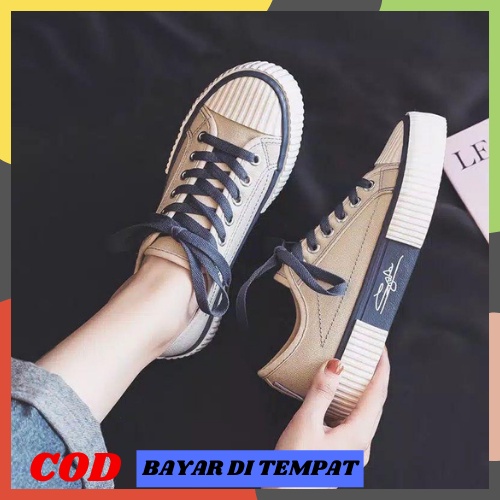 SS-SW301 Sepatu Sneakers Canvas Wanita Impor - Sepetu wanita Kanvas