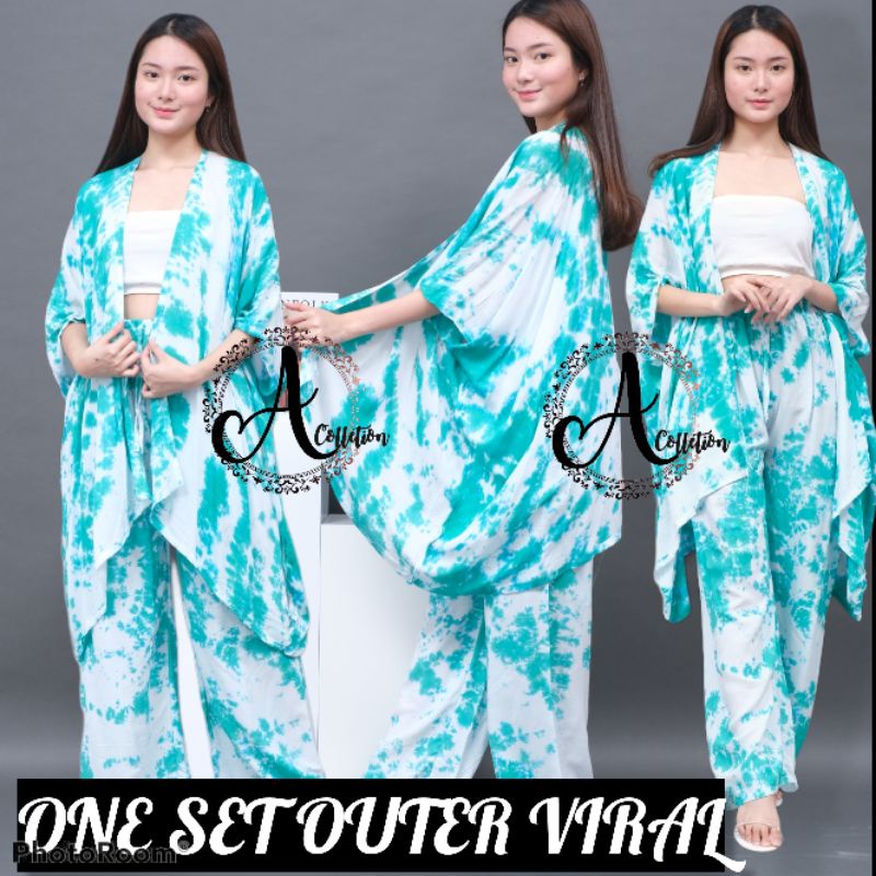 Setelan Motif VIRAL BALI / ONE SET VIRAL