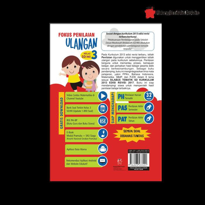 Buku Fokus Penilaian Ulangan Sd/Mi Kelas 3 (Pendamping Tematik) Kode 144