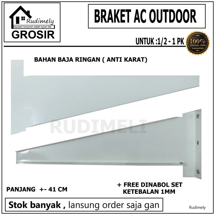 Bracket / Dudukan AC Outdoor 1/2pk - 1 PK BAHAN TEBAL DAN ANTI KARAT