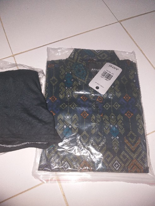 Dgm Fashion   Kemeja Lengan Pendek Batik Songket Jumbo / Batik Big Size