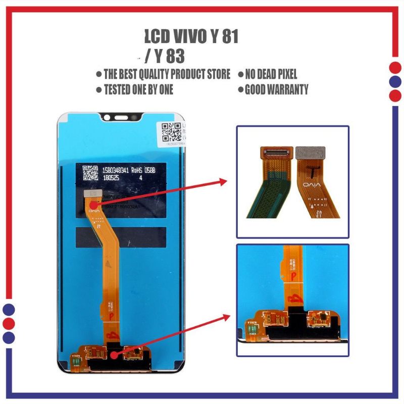 LCD Vivo Y83 / LCD Vivo Y81 Fullset Touchscreen