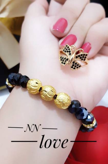 Set gelang dan cincin xuping keren