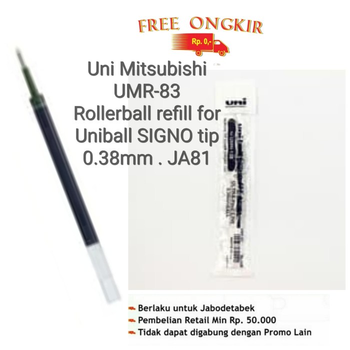 

Buruan Uni Mitsubishi Umr-83 Rollerball Refill For Uniball Signo Tip : 0.38Mm Sale!!!