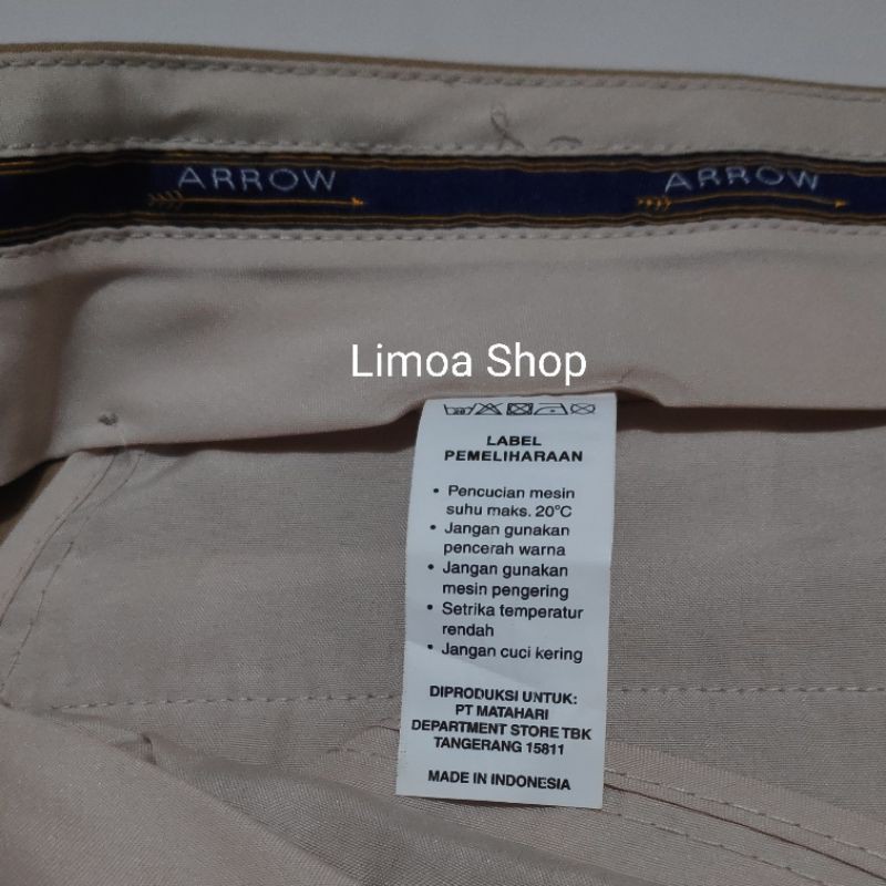 Celana Kerja Pria Formal ARROW Warna Khaki AR 04