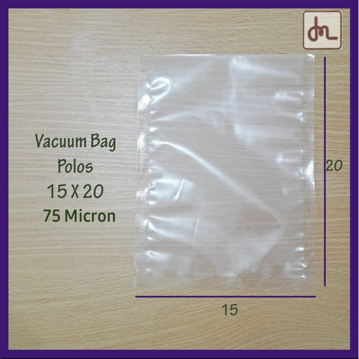 Vacuum Bag 15 X 20 75 Micron / Plastik Vakum Bag Polos Termurah Min Order 100 Pcs