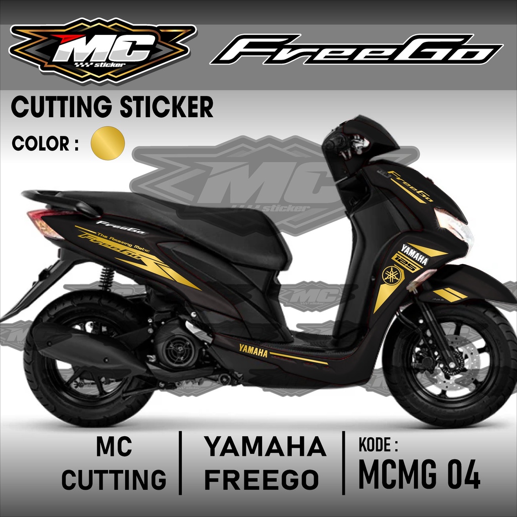 Stiker Freego - Cutting Stiker Yamaha Freego Aksesoris Variasi Yamaha Freego MCMG 04