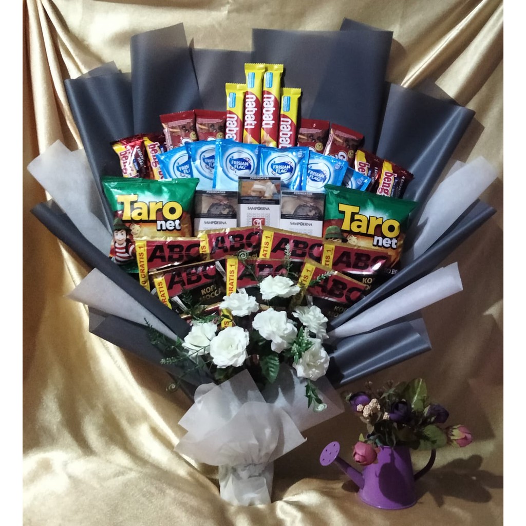 

Buket Snack Jumbo ( Wajib membeli dus packing besar)