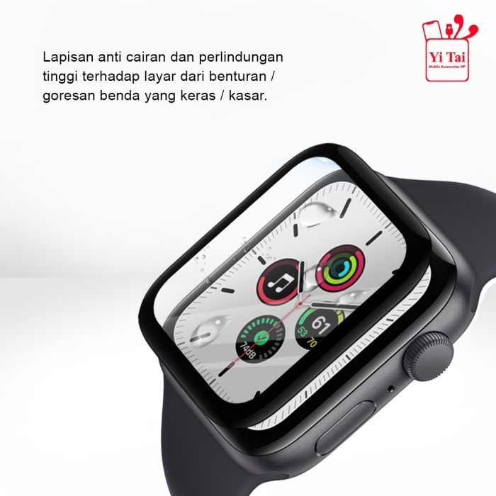 TEMPERED GLASS NANO 3D YI TAI FOR APPLE WATCH SERIES 7 41MM 45 MM PELINDUNG KAMERA - BD